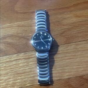 Bulova Diamond dress Watch with Black Dial